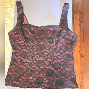 Arden B Sexy Vintage Corset Tank Top L